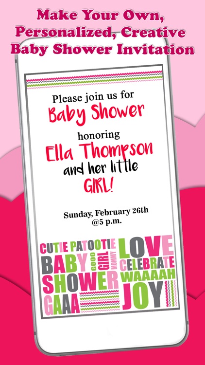 Baby Shower Invitations – Personalized Card Maker