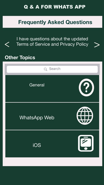 Q & A For Whatsapp