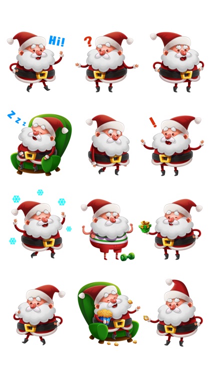 Kind Santa Claus – Christmas stickers for iMessage