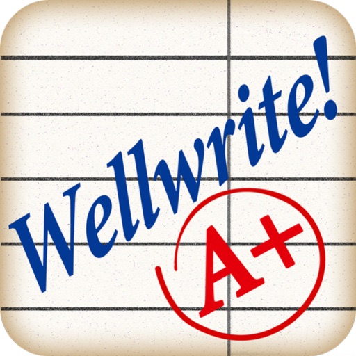 Wellwrite! Spelling test, English words vocabulary Icon