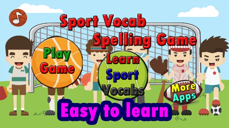 The Genuis :Sport Vocabulary Spelling Game for Kid