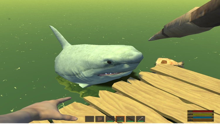 Raft Survival Evolve Simulator