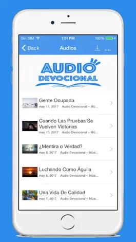 Game screenshot Audio Devocional apk