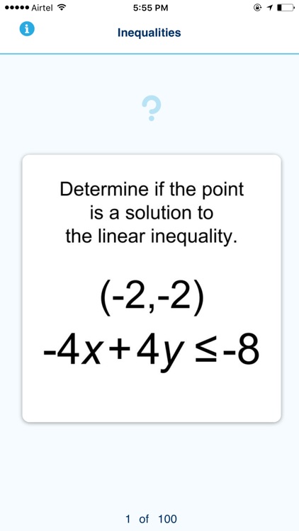 Learn It Flashcards - Inequalities screenshot-3