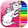 Dragon Games And Coloring Page Edition