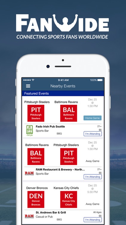 FanWide - Connecting Sports Fans Nationwide