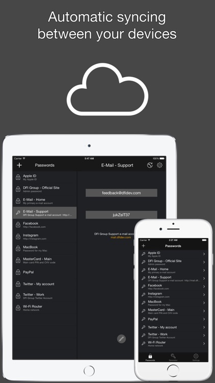 DFI Password Manager - Keep your passwords secure