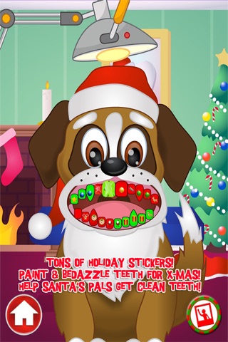 Christmas Pets Dentist Office Santa Fun Kids Games screenshot 3
