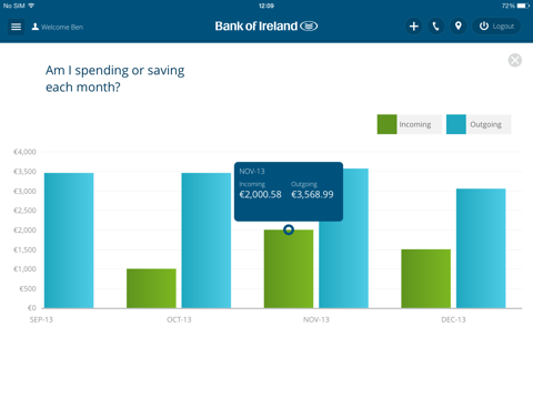 Bank of Ireland Tablet Banking screenshot 4