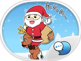 Merry Christmas Cartoon Stickers for iMessage Free