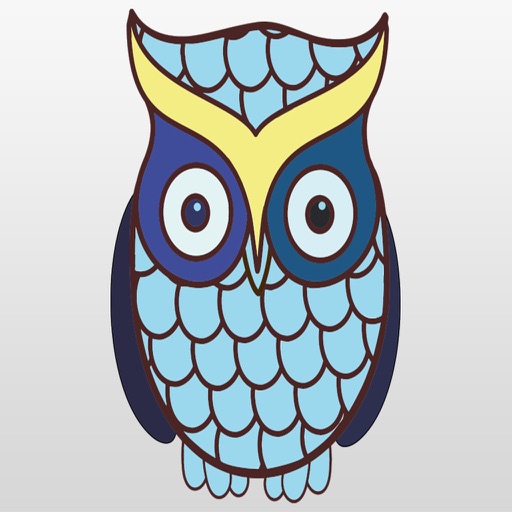 Owl : Night Time Big Hooter Stickers icon
