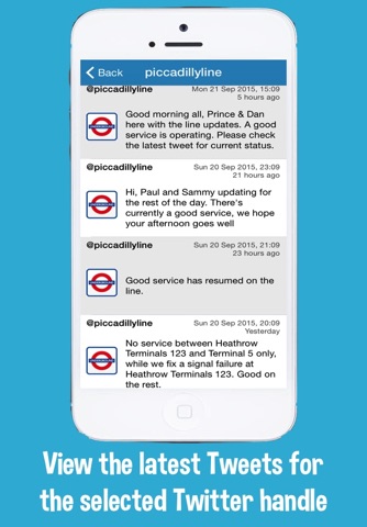 ITA - Important Transport Alerts from Twitter screenshot 3