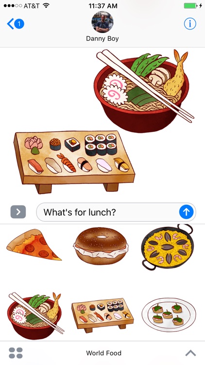 Jazzy World Food - Tasty Dishes Sticker Pack