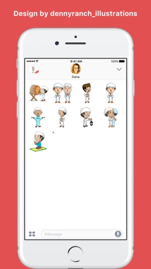 Muslim Cartoon stickers for iMessage(圖2)-速報App