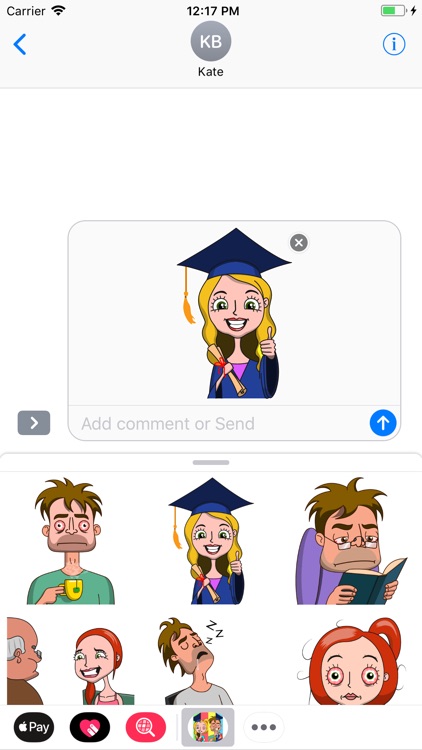 Grads Stickers for iMessage