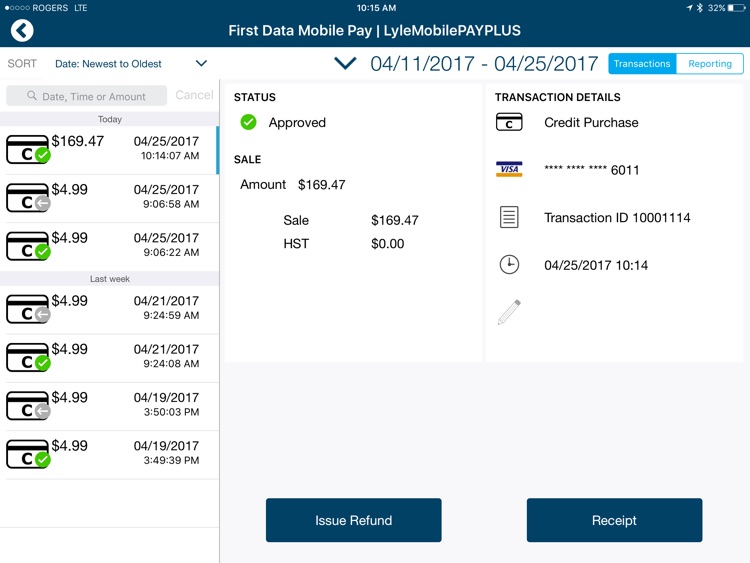 First Data Mobile Pay Plus for iPad screenshot-4