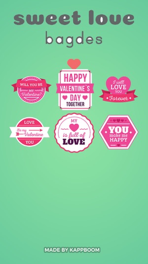 Love Badge Stickers(圖3)-速報App