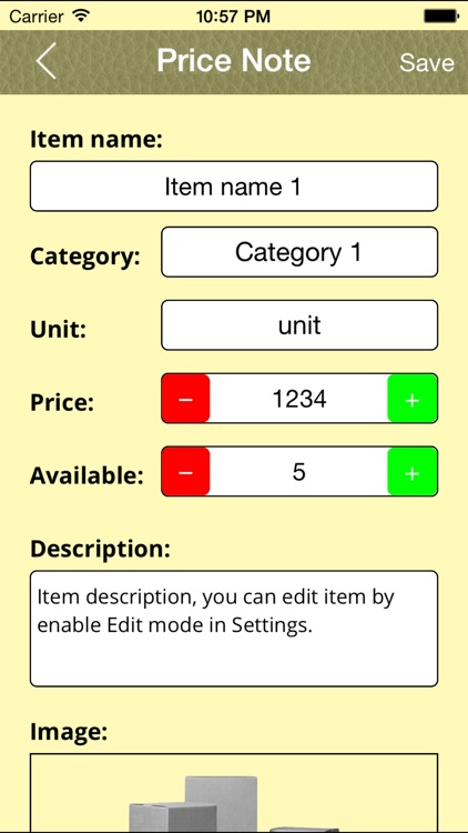 Price Note - for small business screenshot-3