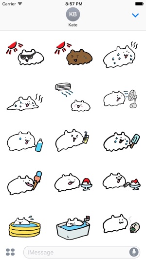 Summer Hamster Stickers for iMessage by Design 73(圖3)-速報App