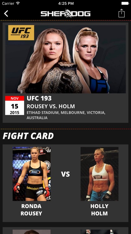 Sherdog screenshot-4