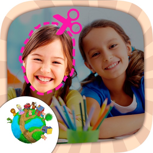 Cut paste photo editor – stickers for photos Icon