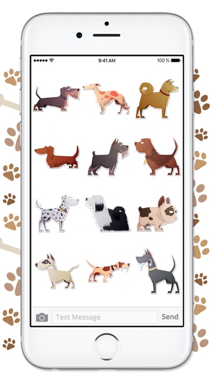 Funny Cartoon Dog Sticker Pack screenshot-3