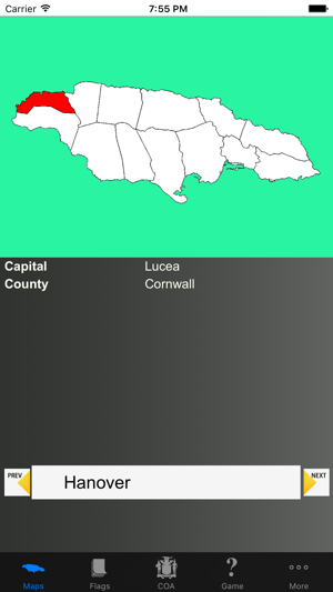 Jamaica Province Maps and Capitals