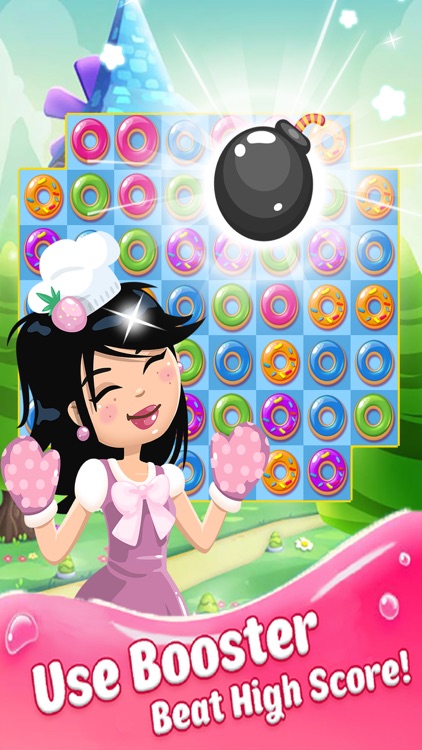 Donut Blast Pop Legend - Sweet Yummy Match 3 Game