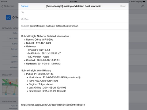 SubnetInsightHD - Scan your Wi-fi networks screenshot 4