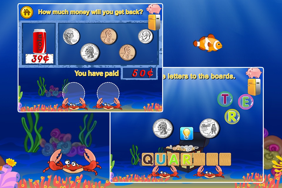 Amazing Coin(USD)- Money learning & counting games screenshot 2