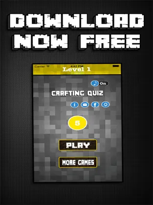 Captura 4 Crafting Quiz - Trivia Craft Recipes for Minecraft iphone
