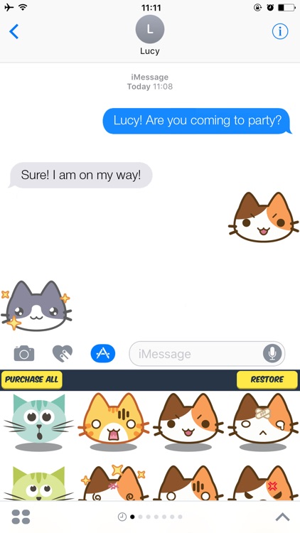 Anime Cat Stickers - 80+ Anime Cat Emoji