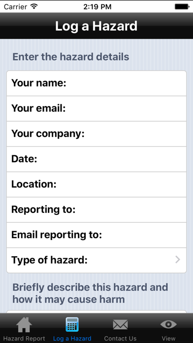 How to cancel & delete Hazard Report from iphone & ipad 1