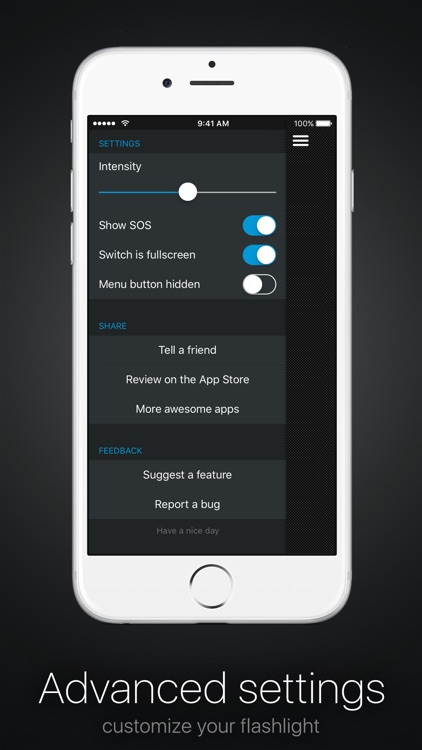 Flashlight for iPhone, iPad and iPod screenshot-4