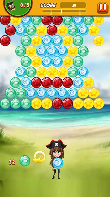 Bubble Shooter Pirate Bubbles screenshot-3