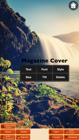 Magazine Cover - Filter, Add text style, 3D effect(圖5)-速報App