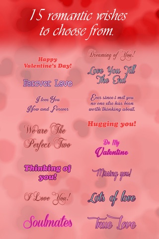 Valentine's Day - Personalized Love Cards Creator screenshot 2