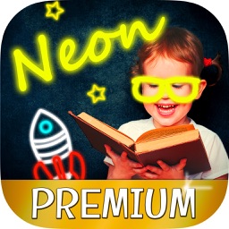 Sticky neon draw with glow effects - Pro