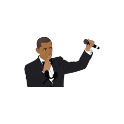 President Obama stickers by Hanna