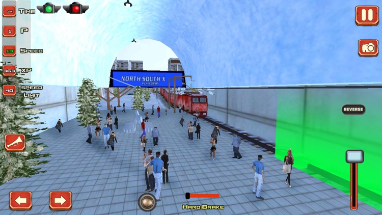 Euro train Drive Winter screenshot-3