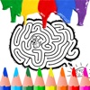 Maze Coloring BookPages Free For Kids Toddler