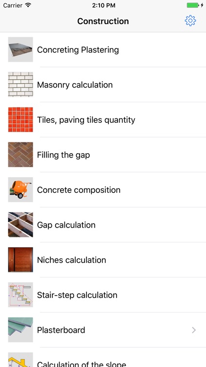 CONSTRUCTION calculations