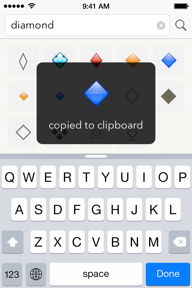 Symbols - unicode keyboard screenshot 4