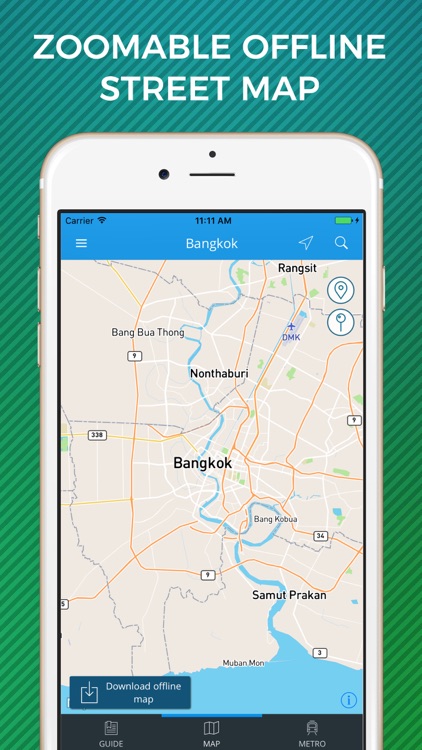 Bangkok Travel Guide with Offline Street Map