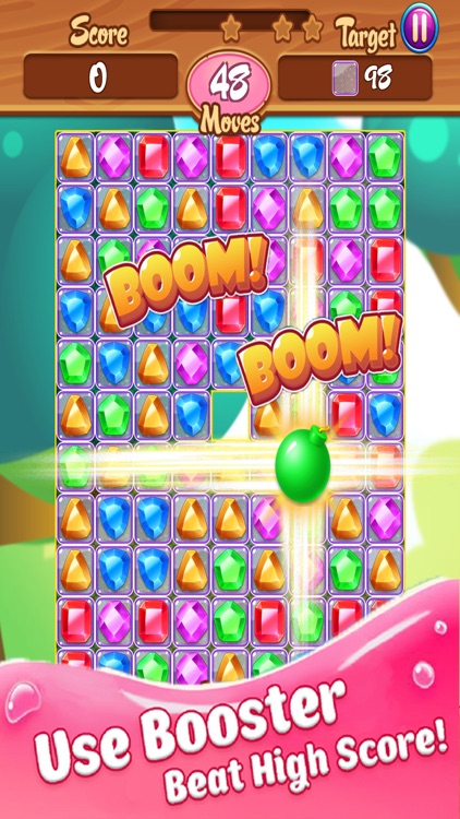 Jewel Blast Legend Delicious Gummy Match 3 Game screenshot-3