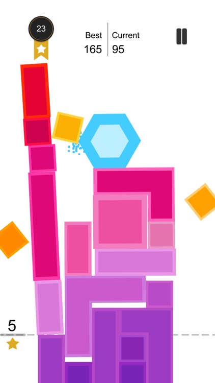 Tap Falling：Crush the tower of blocks