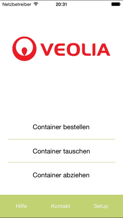 Veolia Container App