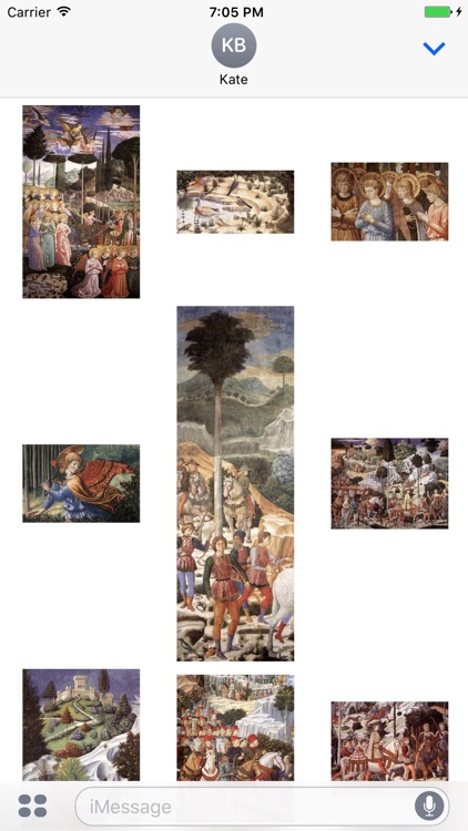 Benozzo Gozzoli Artworks Stickers screenshot-3