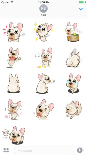 Otis The Naughty Frienchie Dog Sticker(圖3)-速報App