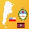 Flags, Maps and Capitals of the Provinces (States) of Argentina